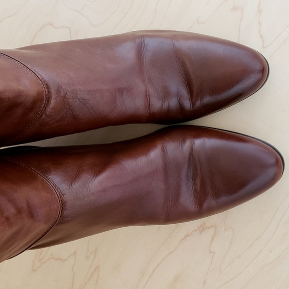 Salvatore Ferragamo boots knee high brown vintage - Picture 6 of 8